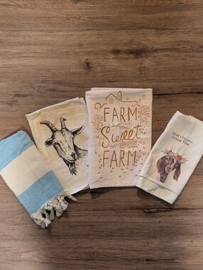 Farm/Goat Towel Set